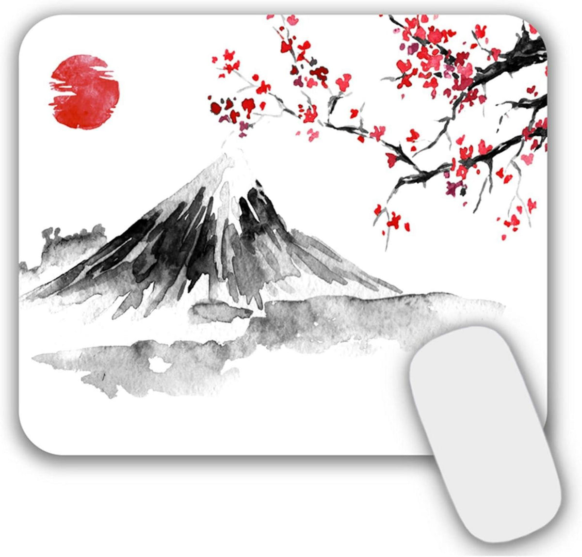 Mauspad Klein Japan Style Motiv 24x20 cm Design, rutschfeste
