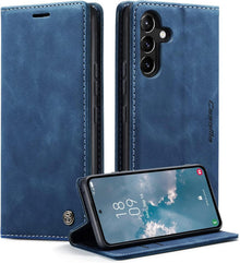 Schutzhülle Samsung Galaxy A54 5G Blau Magnet Standfunktion钮Filipp
