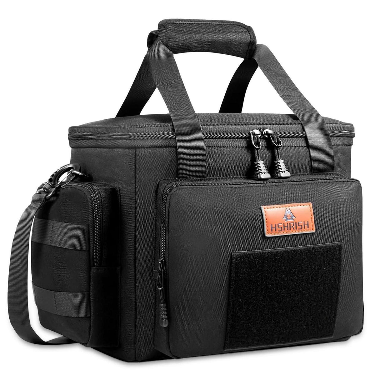 Taktische Lunchtasche, isoliert, 12L, Schwarz
