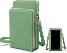 Kleine Touchscreen PU Leder Umhängetasche iPhone Samsung Galaxy