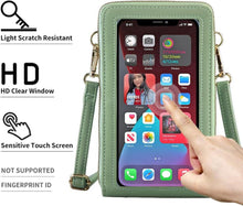 MUIIKOLA Kleine Handy Umhängetasche Touchscreen Crossbody
