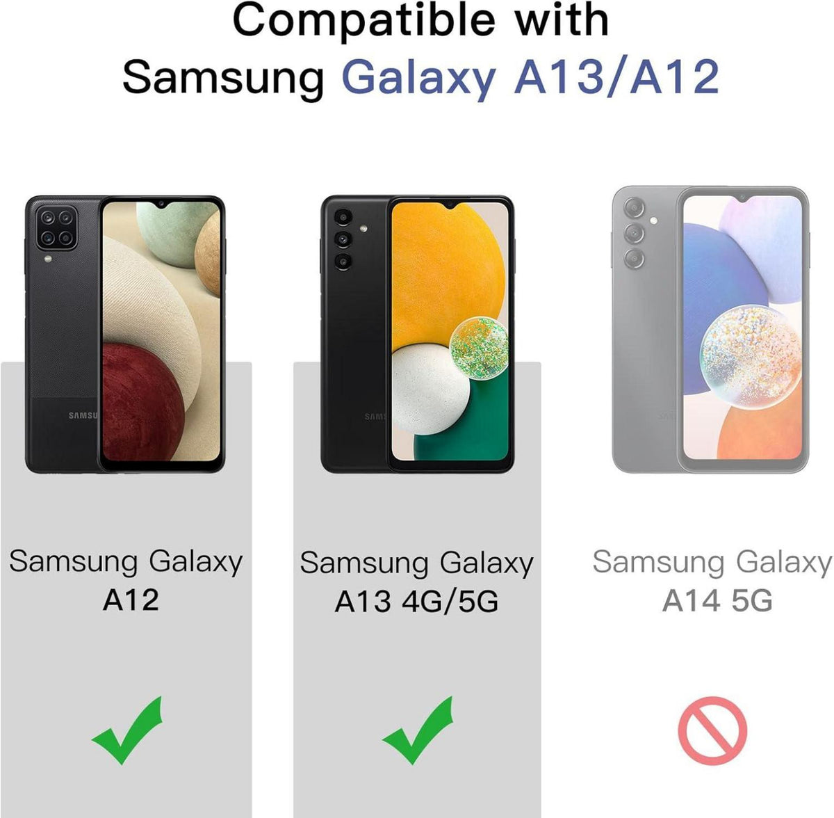 Samsung Galaxy A13/A13 5G/A12 Schutzfolie 9H Panzer Glas 3