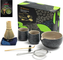 Matcha-Set | Keramik Schale Schneebesen Ausgießer