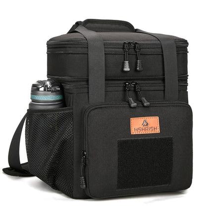 Taktische Lunchtasche, isoliert & wasserdicht, 22L Schwarz