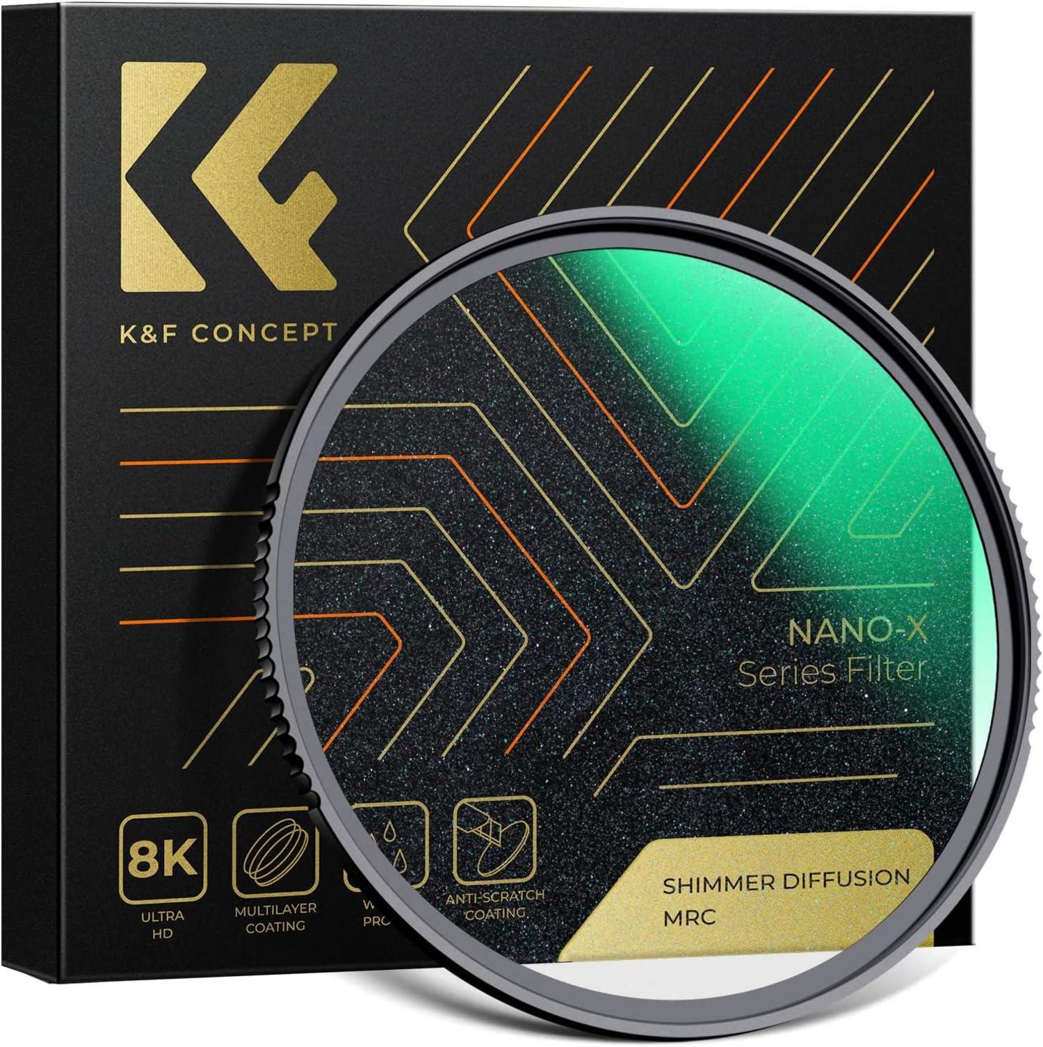 82mm Nano-X Serie Shimmer Diffusion Filter Optisches Glas 28-fach