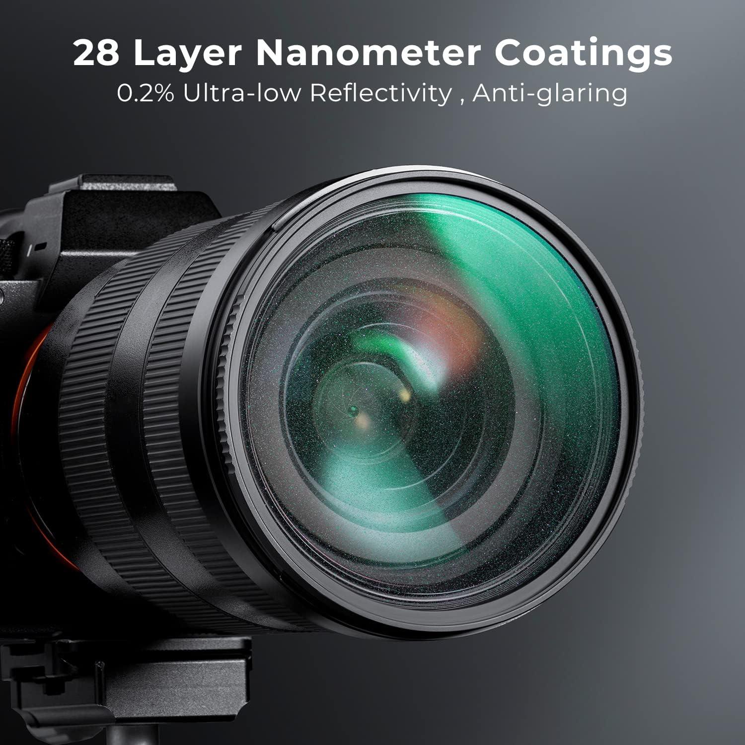 K&F Concept Nano-X Serie Diffusionsfilter 82mm Optisches Glas 28-fach Nano-Beschichtung