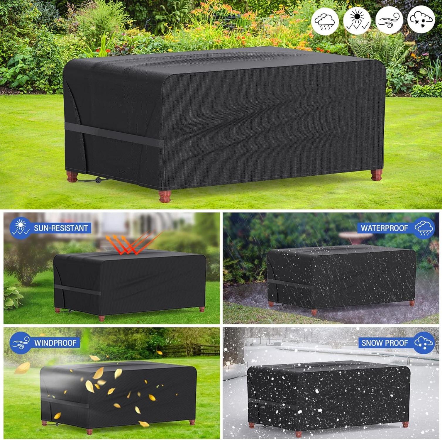 Gartenmöbel Abdeckung 213x132x74cm Oxford Gewebe Wasserdicht