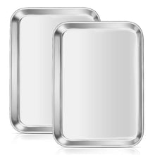 Edelstahl Backblech Set | 2 Bleche zum Backen, Braten & Rösten