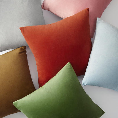 Topfinel Herbst Kissenbezug 40x40 Gelb Samt 4er Set für Sofa Wohnzimmer