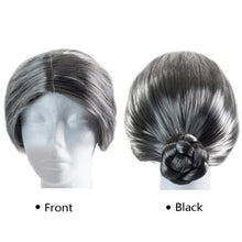 Oma Perücke Damen Old Lady Kostüm Großmutter Cosplay Kit