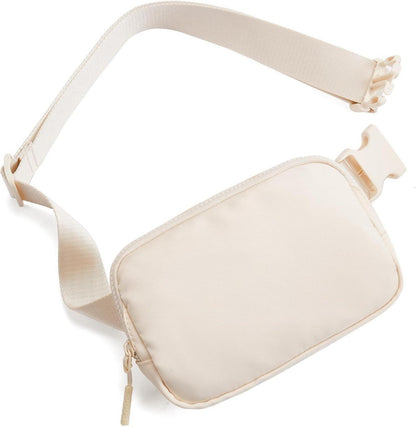 Telena Bauchtasche Gürteltasche Sport Hüfttasche Crossbody Beige
