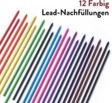 Druckbleistift 2mm Set mit Etui, Metallminenhalter, 60