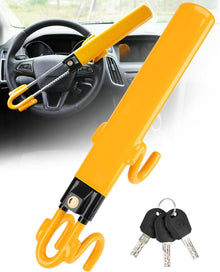 Lenkradkralle Auto Diebstahlsicherung PVC Gelb Verstellbar