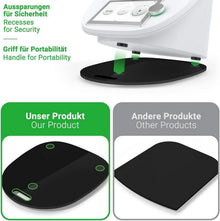 Gleitbrett für Thermomix TM6 TM5 aus Acryl - Schwarz