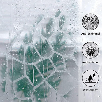 Duschvorhang Transparent 180x180cm Eva Anti-schimmel