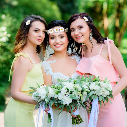 Blumen Stirnband Sonnenblumen Haarband mit Haarspangen