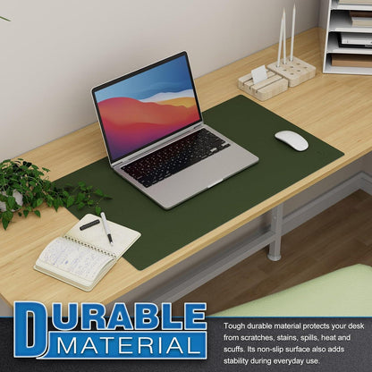 Knodel Tischunterlage 60x35cm wasserdicht Schreibtisch Büro Grau
