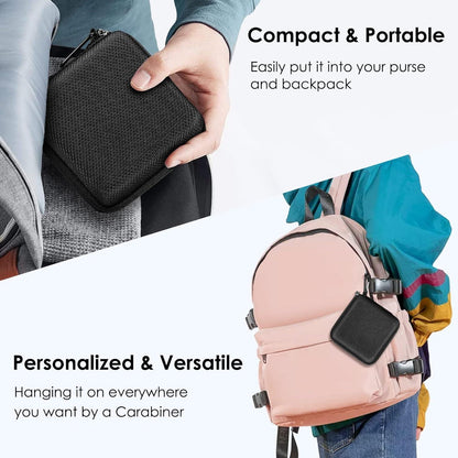 Hartschalen Tasche für MacBook Ladegerät und Zubehör Schwarz