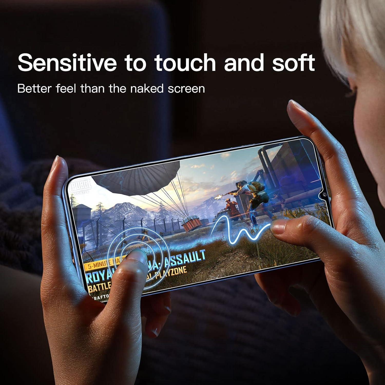NEW'C 3er Pack Panzerglas Samsung Galaxy A14 5G/4G DisplayschutzfolieKristallklar 9H Härte 0.33mm Transparent