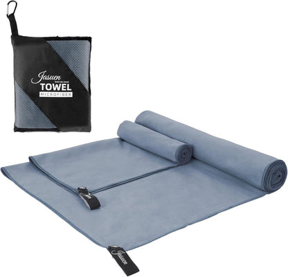 Schnelltrocknendes Mikrofaser Handtuch Set für Sport und Reisen