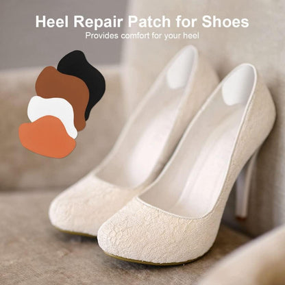 Sneaker Fersen Reparatur Patches, 8 Paar, Schwarz, Weiß, Kaffee, Dunkelgelb
