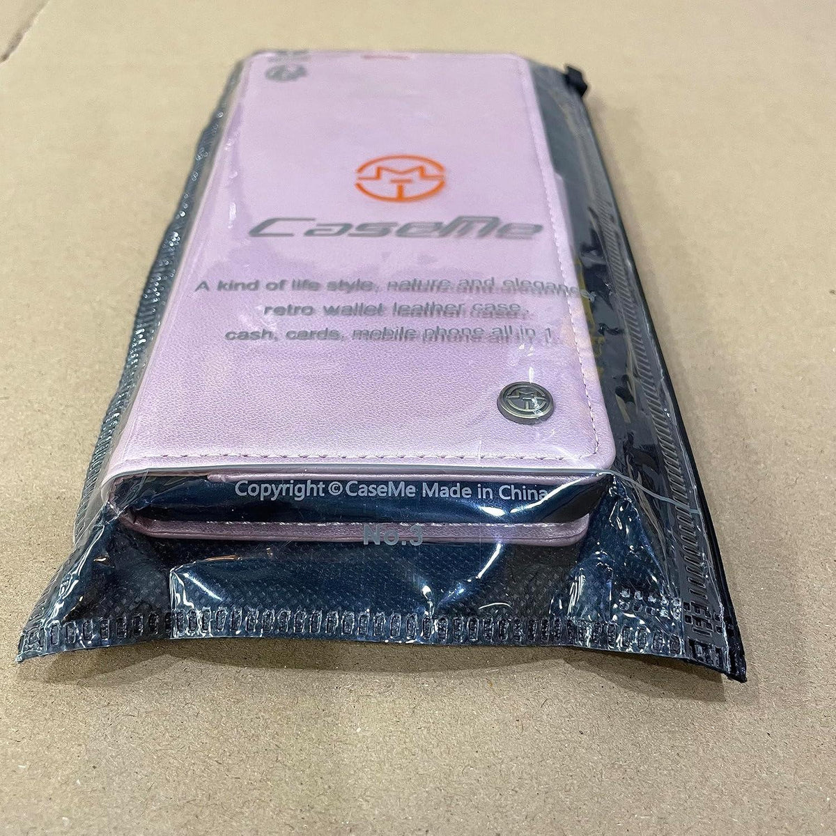 Samsung Galaxy S23 5G Handyhülle Premium Leder RFID Schutzhülle Rosa Gold