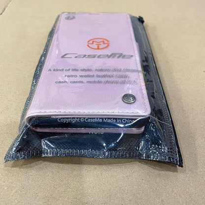 Samsung Galaxy S23 5G Handyhülle Premium Leder RFID Schutzhülle Rosa Gold
