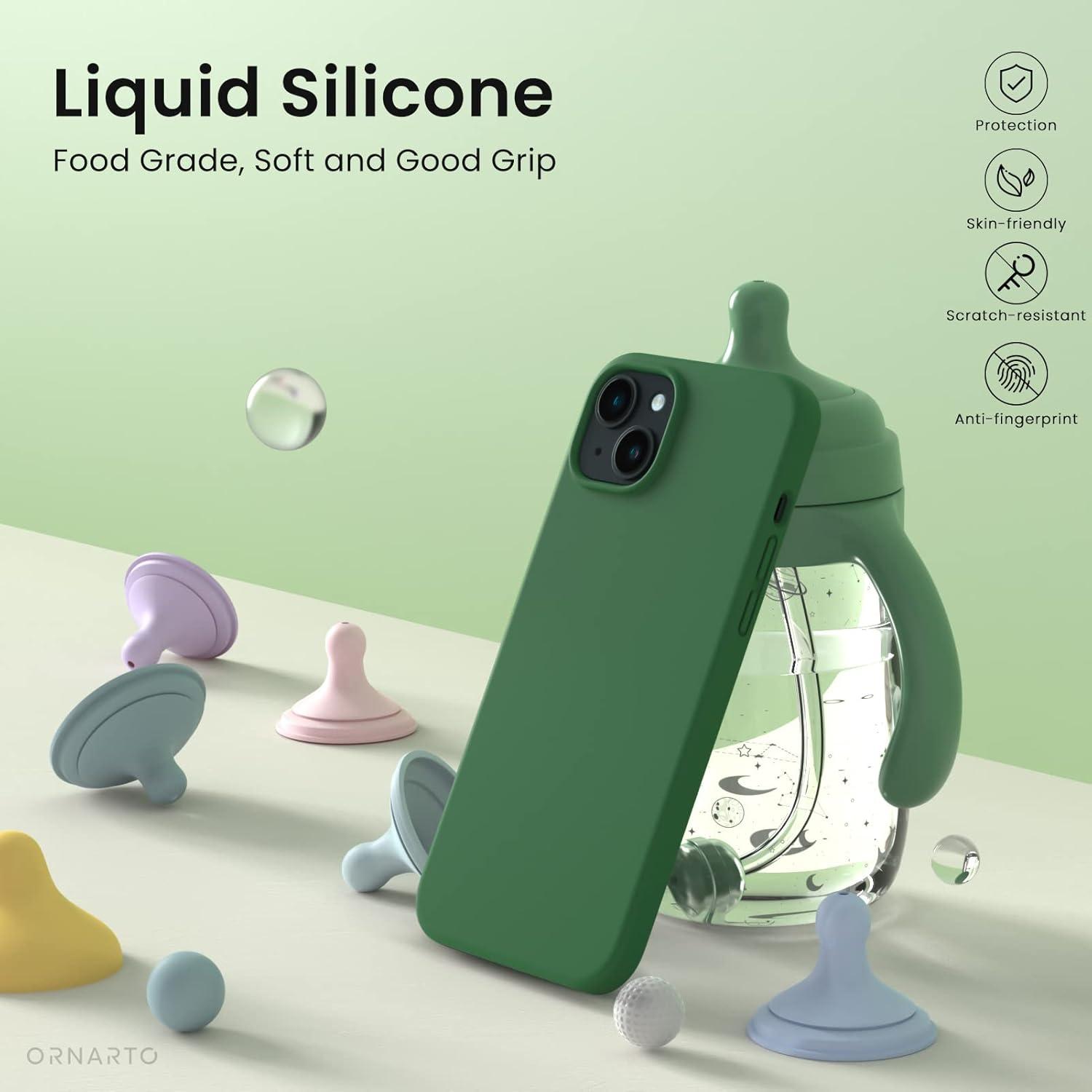 iPhone 14 Silikon Case 6,1 Zoll Flüssig Silikonhülle Kleider 2022