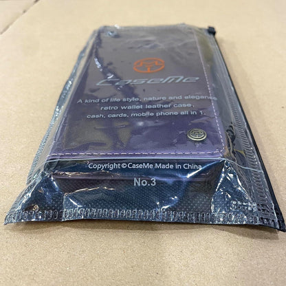 XYGLOW Samsung Galaxy S23 5G Handyhülle Leder RFID Schutzhülle Flip Case Wallet Lila 6,1 Zoll