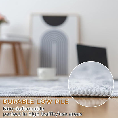 Modernes Großes Kurzflor Teppich Flauschig Wohnzimmer Schlafzimmer