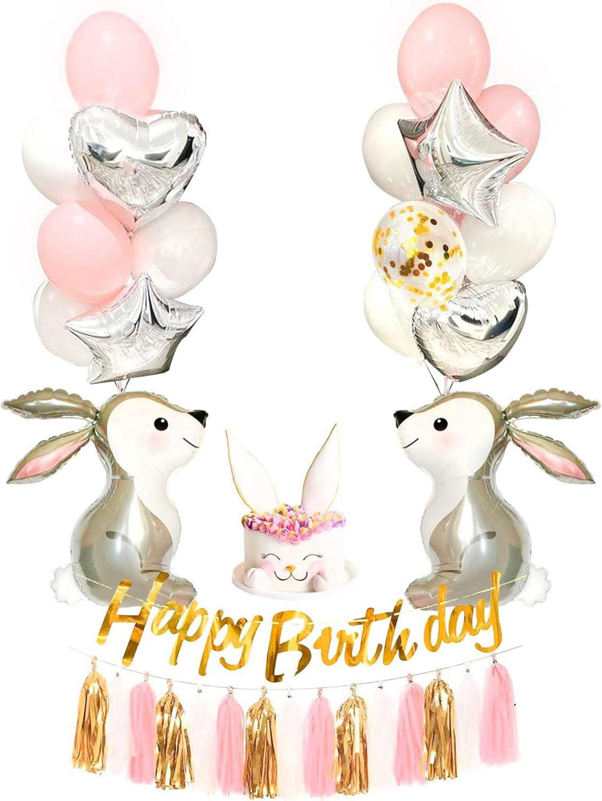 Regendeko Happy Birthday Tiere Kindergeburtstag Deko Luftballon