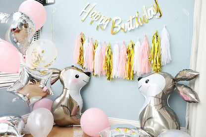 Regendeko Happy Birthday Tiere Kindergeburtstag Deko Luftballon