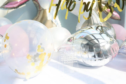 Regendeko Happy Birthday Mädchen Hase Luftballon Girlande Konfetti Party Deko