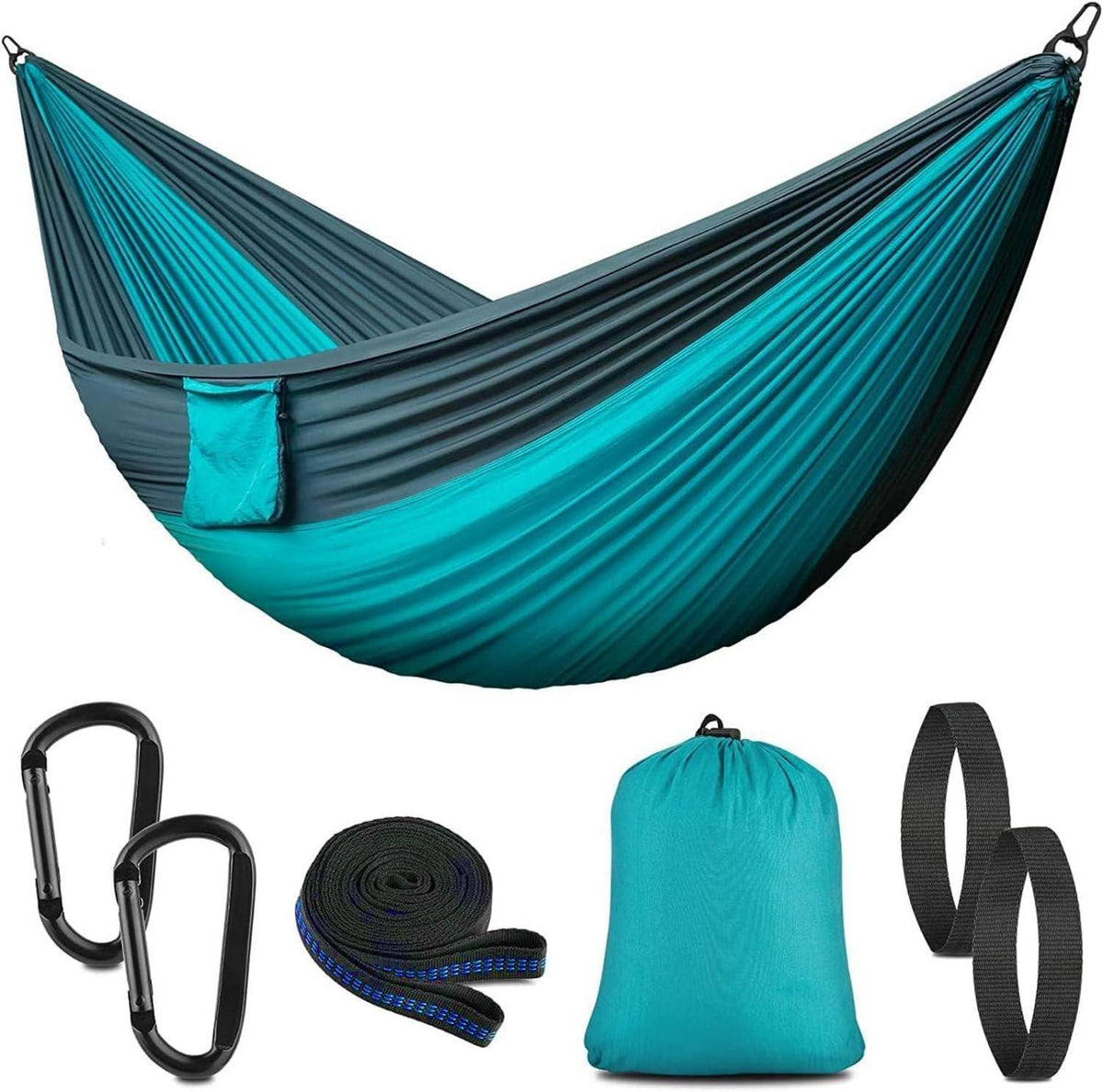 PHYSEN Outdoor Camping Hängematte 270x140cm Blau Tragkraft