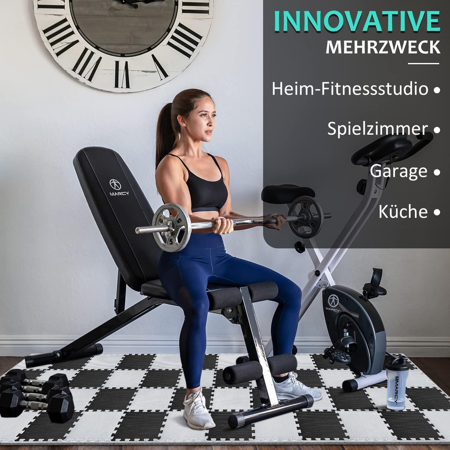Fitness Bodenschutzmatten Set 24/36/48 Puzzlematte Eva Sport