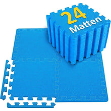 Bodenschutzmatte Fitness Set 24/36/48 Puzzlematte Eva