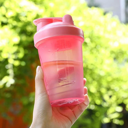 Protein Shaker Flasche 400ml Mixer Ball Auslaufsicher Shake Cup Fitness 396.9 g