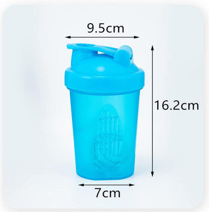 Protein Shaker Flasche mit Mixer Ball 400ml Auslaufsicher