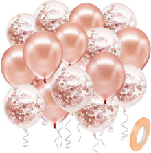 Luftballons Geburtstag Party 50 Stück Roségold Konfetti 12 Zoll