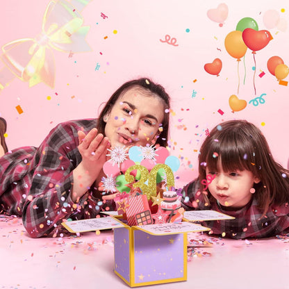30. Geburtstagskarte Pop Up Grußkarte Umschlag Glückwünsche Frauen Männer Kinder
