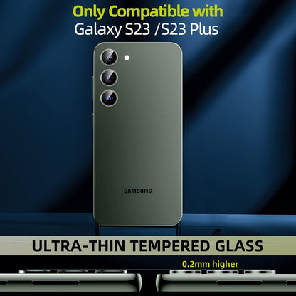 Kameraschutz Samsung Galaxy S23 S23 Plus Schutzfolie gehärtetes Glas Metal Ring