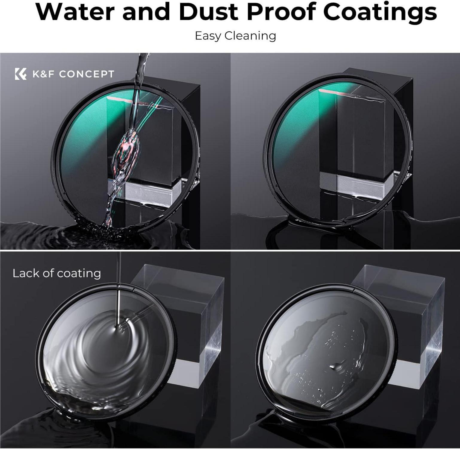 49mm Black Mist Filter 1/4 Optisches Glas Nano-Beschichtung Portrait Video
