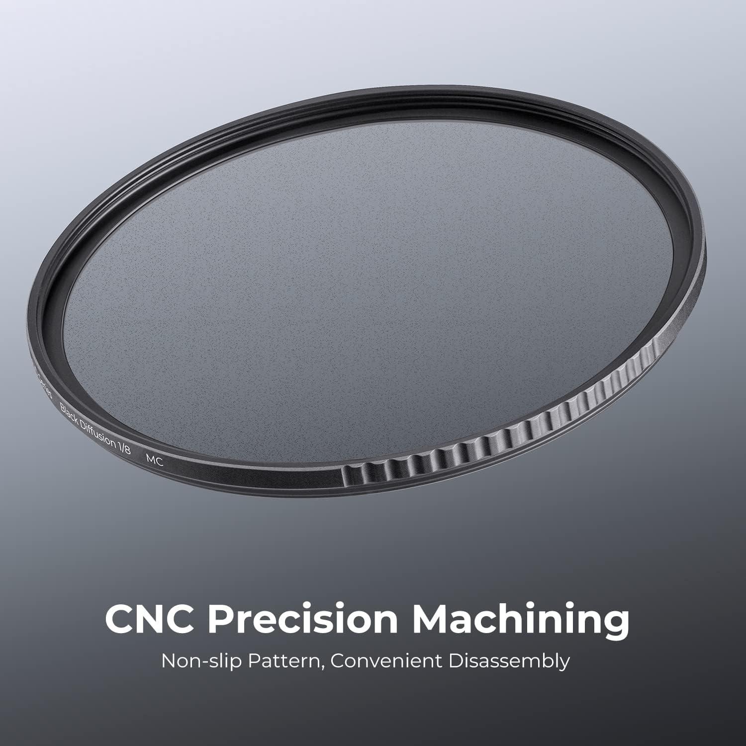 49mm Black Mist Filter 1/4 Optisches Glas Nano-Beschichtung Portrait Video