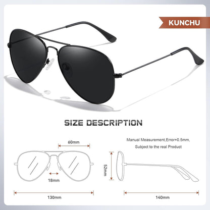 Polarisierte Retro Metall-Sonnenbrille Uv400 Unisex Sportbrille