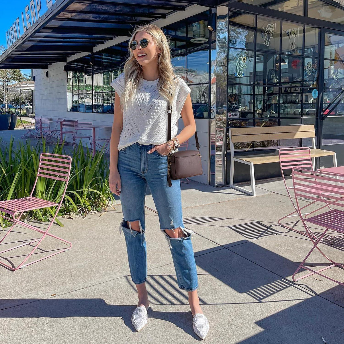 Damen Umhängetasche Veganem Leder Crossbody