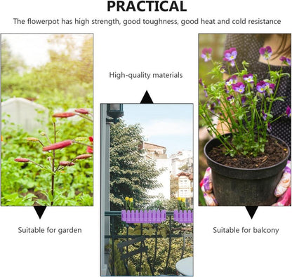 Rechteckiger Sukkulenten Blumentopf Pflanztöpfe Fensterbank Streifen