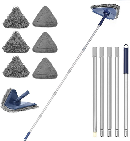 Bodenwischer Wischmopp 200CM 3-In-1 Wand Mop 6 Ersatz Pads