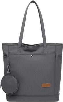 Canvas Shopper Handtasche mit Münzbörse - Damen Schultertasche
