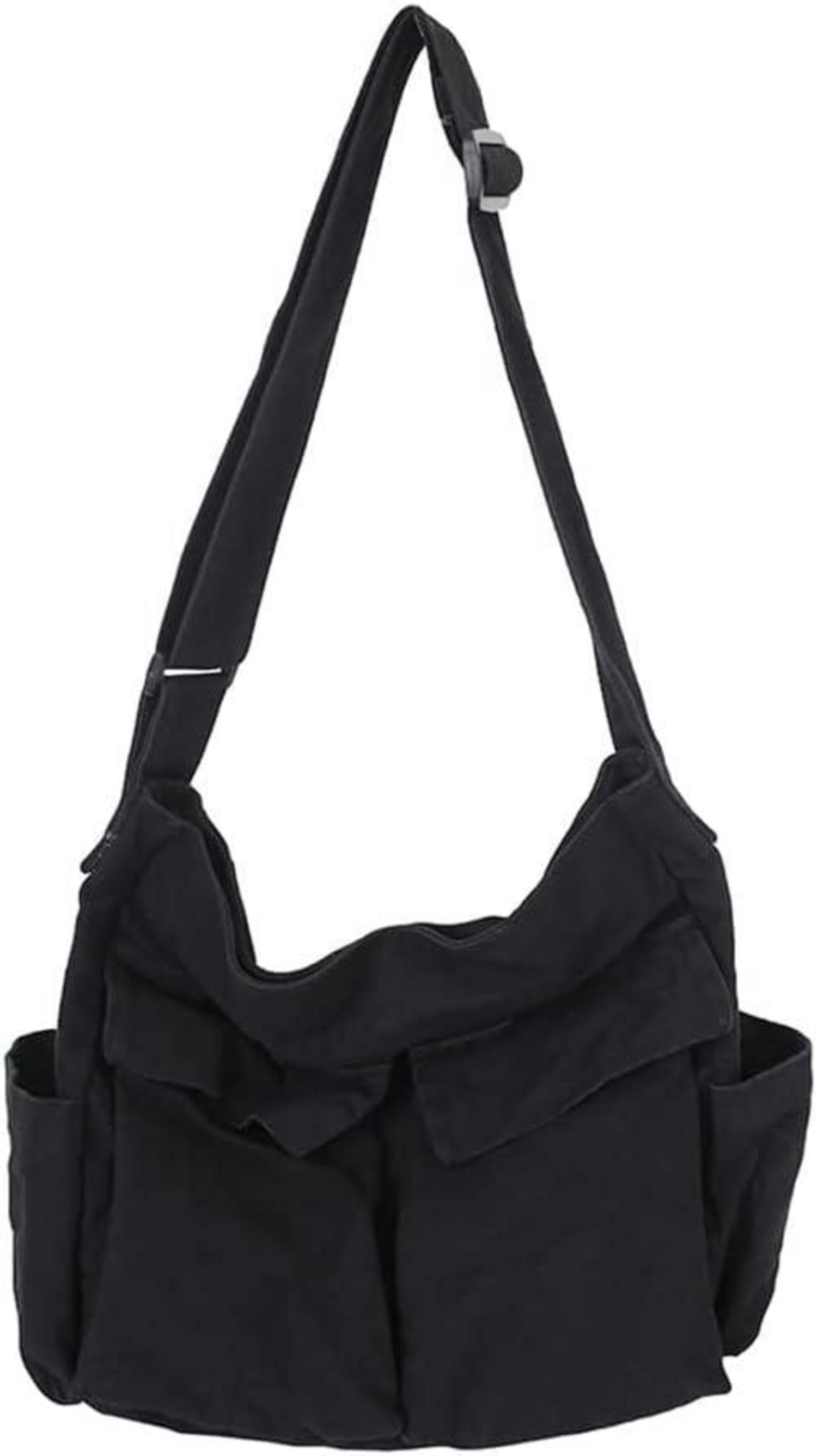Leinenstoff Kuriertasche Canvas Umhängetasche Vintage Crossbody Bag