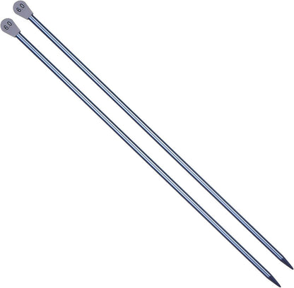 6,0 mm Aluminium Stricknadeln 35cm Anfänger & Profis